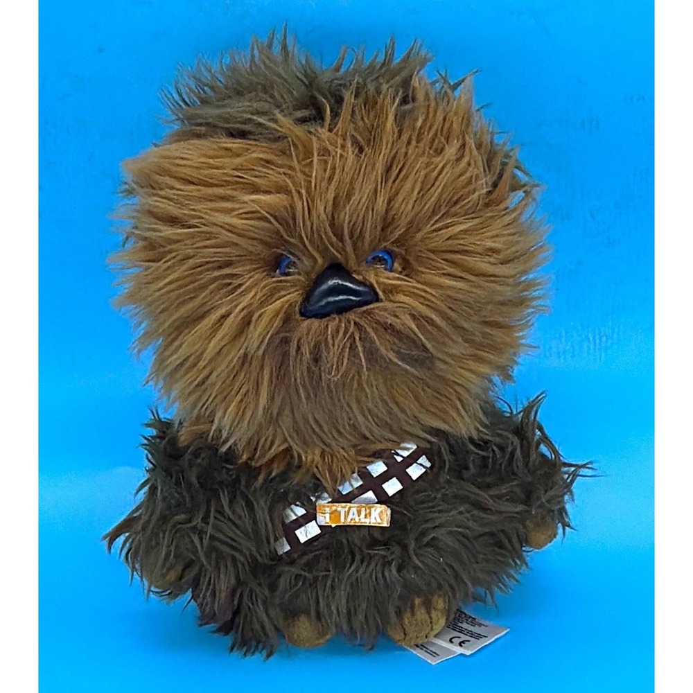 Disney Star Wars Chewbacca Talking Plush Stuffed Wookiee Toy Brown Small 2015